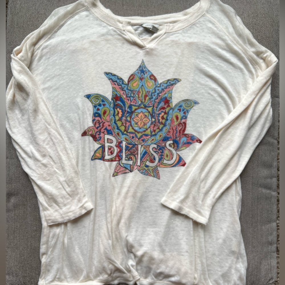 Lucky Lotus Long Sleeve Bliss Shirt